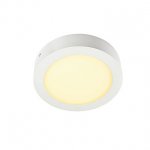 SLV 162923 SENSER Wand- und Decken- leuchte, rund, weiss, 14W, 3000K