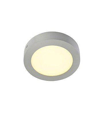 SLV 162943 SENSER Wand- und Decken- leuchte, rund, silbergrau, 10W, 3000K