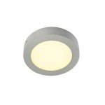 SLV 162943 SENSER Wand- und Decken- leuchte, rund, silbergrau, 10W, 3000K