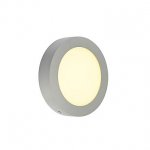 SLV 162943 SENSER Wand- und Decken- leuchte, rund, silbergrau, 10W, 3000K