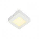 SLV 162963 SENSER Wand- und Decken- leuchte, eckig, weiss, 6W, 3000K