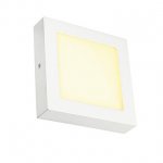 SLV 162973 SENSER Wand- und Decken- leuchte, eckig, weiss, 10W, 3000K