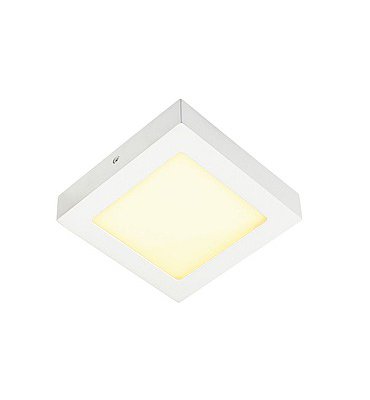 SLV 162973 SENSER Wand- und Decken- leuchte, eckig, weiss, 10W, 3000K