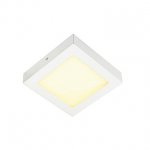 SLV 162973 SENSER Wand- und Decken- leuchte, eckig, weiss, 10W, 3000K