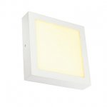 SLV 162983 SENSER Wand- und Decken- leuchte, eckig, weiss, 14W, 3000K