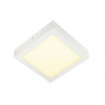 SLV 162983 SENSER Wand- und Decken- leuchte, eckig, weiss, 14W, 3000K