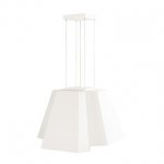 SLV 165461 SOBERBIA Pendelleuchte, eckig, weiss, 144 SMD LED, 2700K