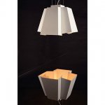 SLV 165461 SOBERBIA Pendelleuchte, eckig, weiss, 144 SMD LED, 2700K