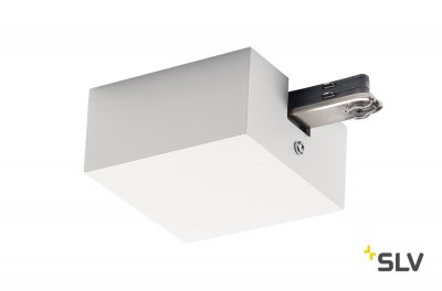 172061 SLV D-TRACK, разъем подвода питания с корпусом, 230В, 10А макс., белый 172061 SLV D-TRACK, разъем подвода питания с корпусом, 230В, 10А макс., белый