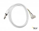 172081 SLV D-TRACK, подвод питания с кабелем 2м, 230В, 10А макс., белый