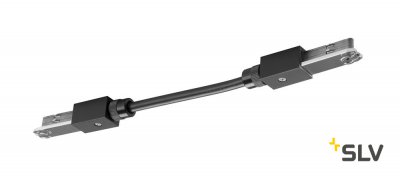 172190 SLV D-TRACK, коннектор гибкий, кабель 13.5 см, 230В, 10А макс., черный 172190 SLV D-TRACK, коннектор гибкий, кабель 13.5 см, 230В, 10А макс., черный