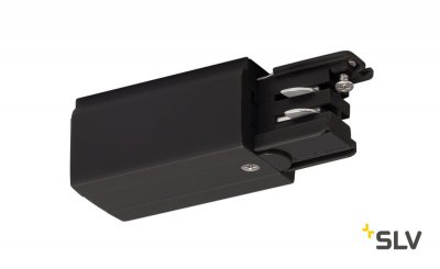 SLV 175040 Einspeiser f?r 3P.-schiene L-Version, schwarz SLV 175040 Einspeiser f?r 3P.-schiene L-Version, schwarz