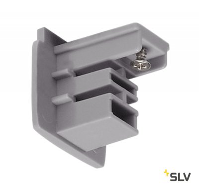 SLV 175064 Endkappe f?r 3P.-schiene silbergrau SLV 175064 Endkappe f?r 3P.-schiene silbergrau