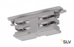 SLV 175074 L?ngsverbinder f?r 3P.- schiene, elektrisch, silber grau