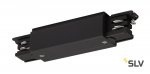 SLV 175090 L?ngsverbinder f?r 3P.-schie ne mit Einspeisem?glichkeit schwarz
