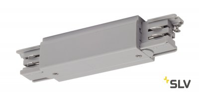SLV 175094 L?ngsverbinder f?r 3P.-schie ne mit Einspeisem?glichkeit silbergrau SLV 175094 L?ngsverbinder f?r 3P.-schie ne mit Einspeisem?glichkeit silbergrau