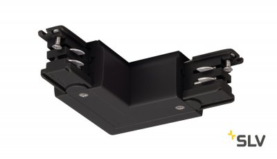 SLV 175110 L-Verbinder f?r 3P.-schiene, Erde, L-Version, schwarz SLV 175110 L-Verbinder f?r 3P.-schiene, Erde, L-Version, schwarz