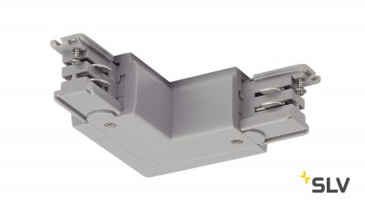 SLV 175114 L-Verbinder f?r 3P.-schiene, Erde, L-Version, silbergrau SLV 175114 L-Verbinder f?r 3P.-schiene, Erde, L-Version, silbergrau