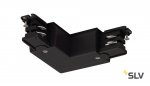 SLV 175120 L-Verbinder f?r 3P.-schiene, Erde, R-Version, schwarz