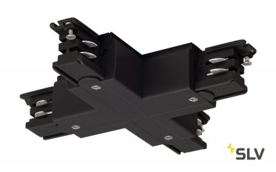SLV 175150 X-Verbinder f?r 3P.-schiene, schwarz SLV 175150 X-Verbinder f?r 3P.-schiene, schwarz