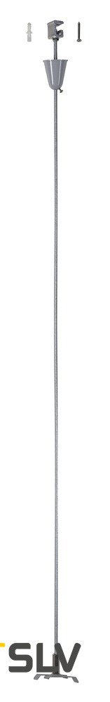 SLV 175164 Pendelabh?ngung f?r 3P.- schiene, silbergrau, 100cm