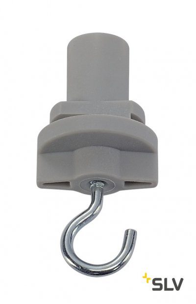 SLV 175194 Haken f?r 3P.-schiene, silber grau SLV 175194 Haken f?r 3P.-schiene, silber grau
