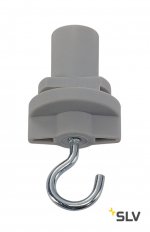 SLV 175194 Haken f?r 3P.-schiene, silber grau