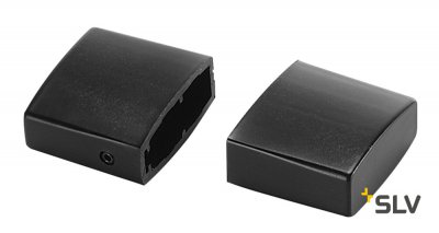 SLV 184140 Endkappe f?r EASYTEC II, 2 Stk., schwarz