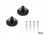 186300 SLV TENSEO, крепление тросика без натяжителя, 3см, 2 шт., черный