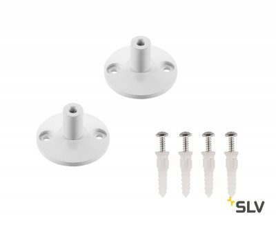 186301 SLV TENSEO, крепление тросика без натяжителя, 3см, 2 шт., белый 186301 SLV TENSEO, крепление тросика без натяжителя, 3см, 2 шт., белый