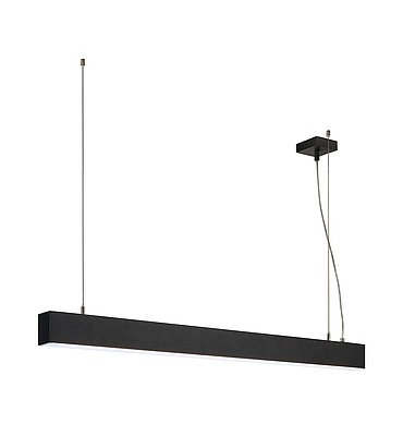 SLV 210020 GLENOS Pendelleuchte, mattschwarz, 1m, 52W, 4000K