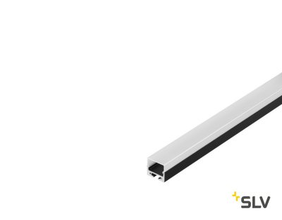 SLV 213440 GLENOS Profi-Profil 2020-200, schwarz, 2m, mit weisser Abdeckung