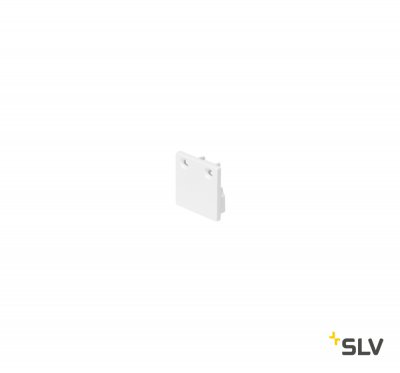 SLV 213451 GLENOS Endkappe f?r Profi- Profil 2020, weiss, 2 St?ck