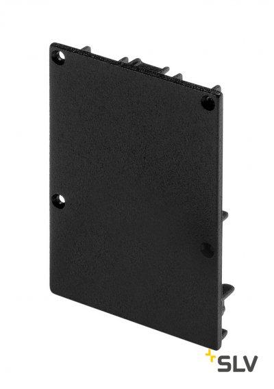 SLV 213480 GLENOS Endkappe f?r Profil 4970, mattschwarz, 2 St?ck