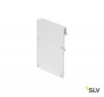 SLV 213481 GLENOS Endkappe f?r Profil 4970, mattweiss, 2 St?ck