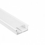 SLV 213501 GLENOS Profi-Einbau-Profil 8832-100 mit Cover, mattweiss, 1m