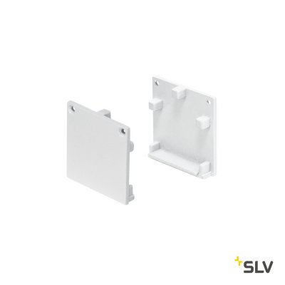 SLV 213651 GLENOS Endkappen Profi-Profil 3030, mattweiss, 2 St?ck