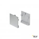 SLV 213654 GLENOS Endkappen Profi-Profil 3030, silber, 2 St?ck