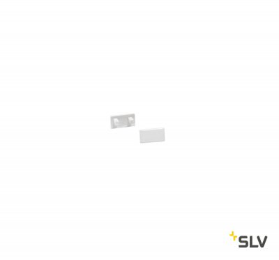 SLV 213971 GLENOS Endkappe f?r Linear- Profil 1107, mattweiss, 2 St?ck SLV 213971 GLENOS Endkappe f?r Linear- Profil 1107, mattweiss, 2 St?ck