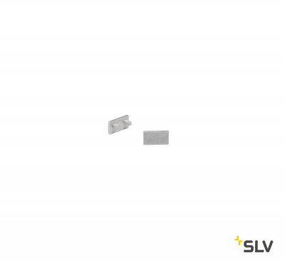 SLV 213974 GLENOS Endkappe f?r Linear- Profil 1107, silber, 2 St?ck SLV 213974 GLENOS Endkappe f?r Linear- Profil 1107, silber, 2 St?ck