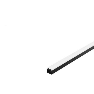 SLV 214420 GLENOS Industrial Profil Flat, mattschwarz, 2m