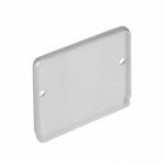 SLV 214454 GLENOS Endkappe f?r Industrial Profil Flat, silber, 2 St?ck