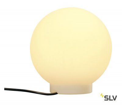 SLV 227219 ROTOBALL FLOOR 25 Aussenleuchte, weiss, E27, IP44