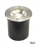 SLV 227600 ROCCI Bodeneinbauleuchte, rund, Edelstahl 316, LED