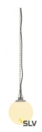 SLV 228050 ROTOBALL SWING 25 Pendel- leuchte, weiss, E27