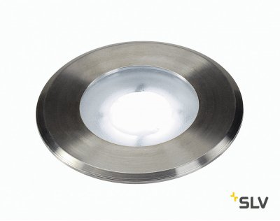 SLV 228411 DASAR FLAT LED 230V Bodenein- baustrahler, rund, 4,3W LED, weiss, Edelstahlblende SLV 228411 DASAR FLAT LED 230V Bodenein- baustrahler, rund, 4,3W LED, weiss, Edelstahlblende