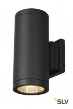 SLV 228525 ENOLA_C OUT UP-DOWN Wand- leuchte, rund, anthrazit, 9W LED, 3000K