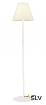 SLV 228961 ADEGAN Stehleuchte, weiss, E27 ESL, max. 24W, IP54