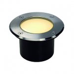 SLV 229312 DASAR 115 LED Bodeneinbau- strahler, Edelstahl 316, 3.8W, warmweiss, IP67