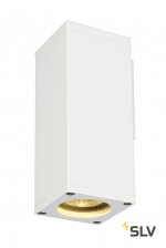 SLV 229521 THEO WALL OUT Wandleuchte, eckig, weiss, GU10, max. 35W